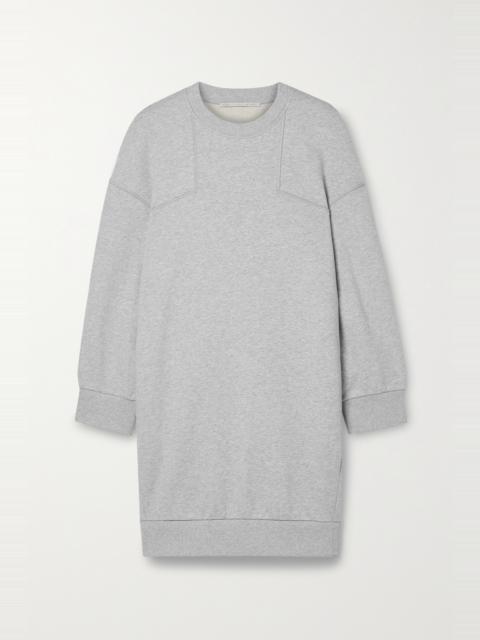 Oversized cotton-jersey mini dress