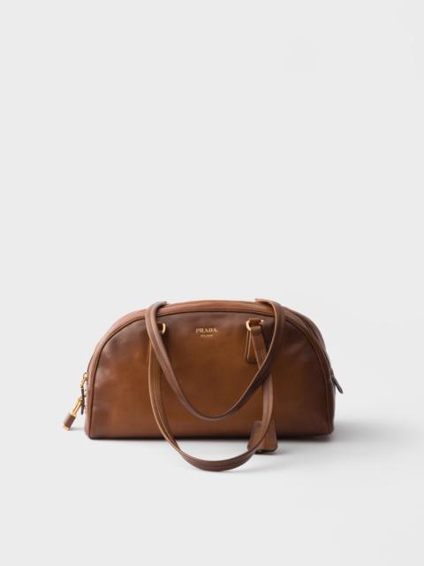 Prada Bowling medium top-handle leather bag