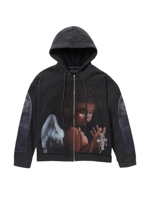 SACRED BEING ZIP UP COAL