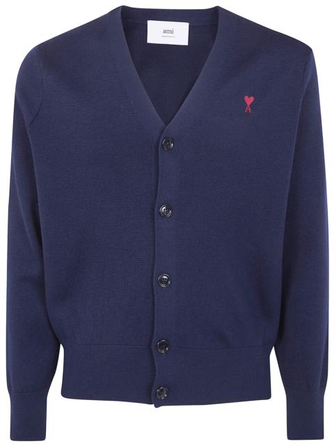 Cardigan With Contrasted "Ami De Coeur"