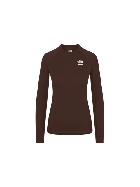 SKIMS x TNF Dotknit Long Sleeve Top Cocoa