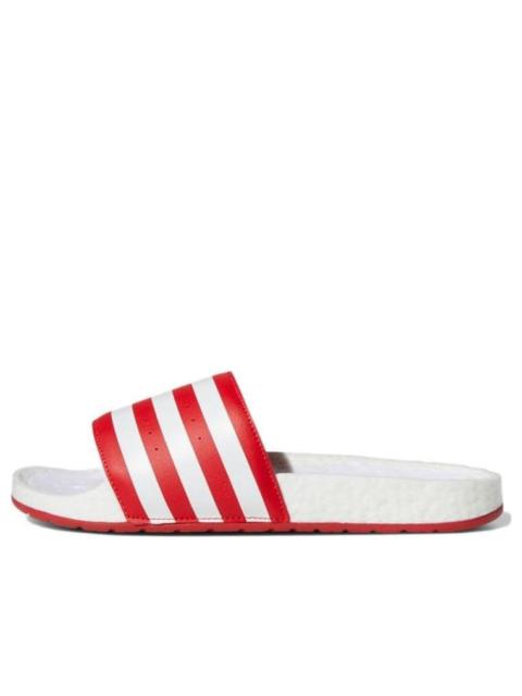 adidas Adilette Boost Slides 'Scarlet' FX5895