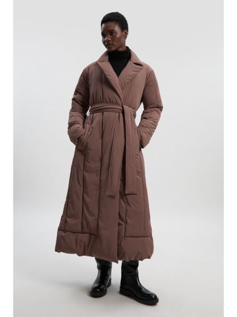 Clean Padded Belted Midi Coat