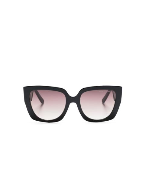 J Marc square-frame sunglasses