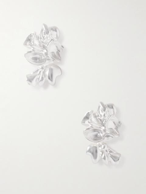 Splotch Silver-plated Earrings
