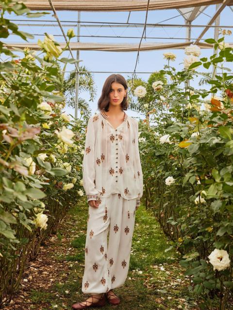 Off-White Anchor Tapestry Embroidered Pants