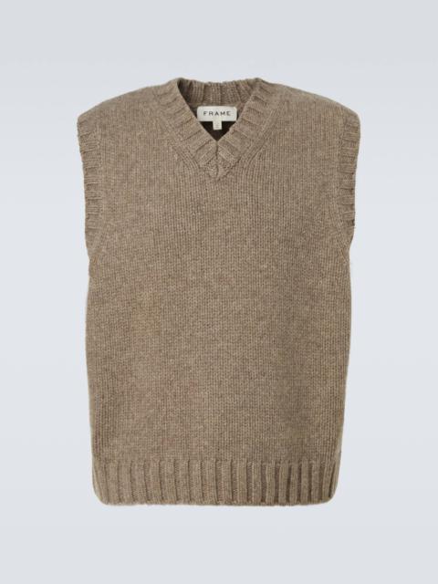 Yak and wool sweater vest