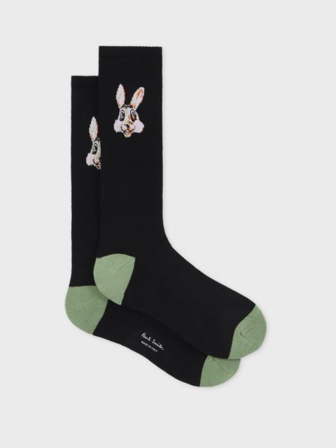 Black Bunny Socks