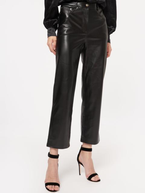 HANIE VEGAN LEATHER PANT BLACK