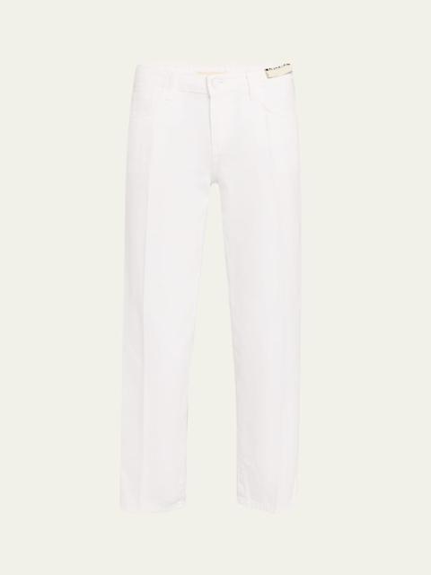 Blaine Low-Rise Crop Straight Jeans