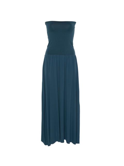 Oda strapless midi dress