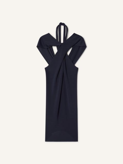 TIE-NECK TOP IN VISCOSE
