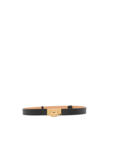 textured buckle belt