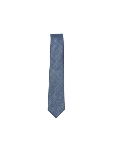 textured silk tie