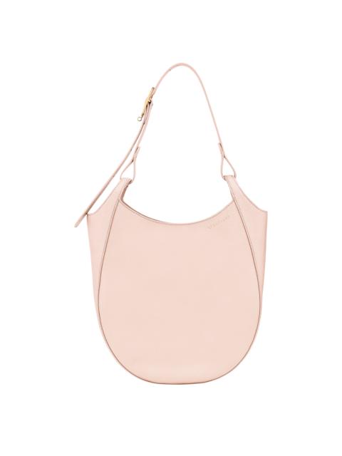 Le Foulonné L Hobo bag Cream - Leather