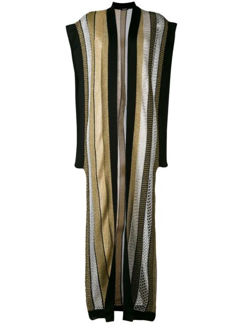 drop hole duster cradigan