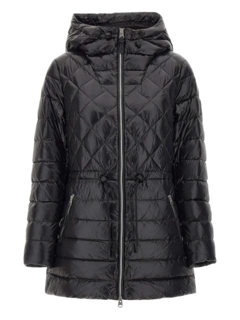 Tooky diamond-quilted hooded coat