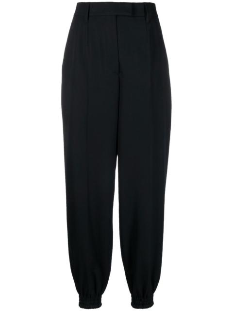 tapered tailored trousers