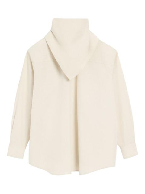 bandana-collar shirt