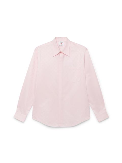 Cotton Monogram Long Sleeve Shirt | Casablanca Paris