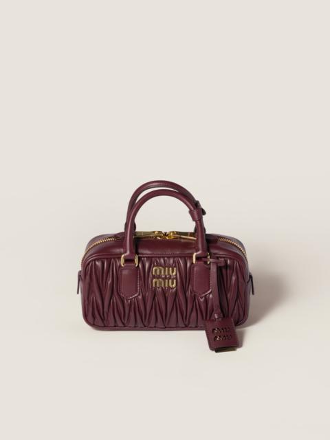 Arcadie matelassé nappa leather bag