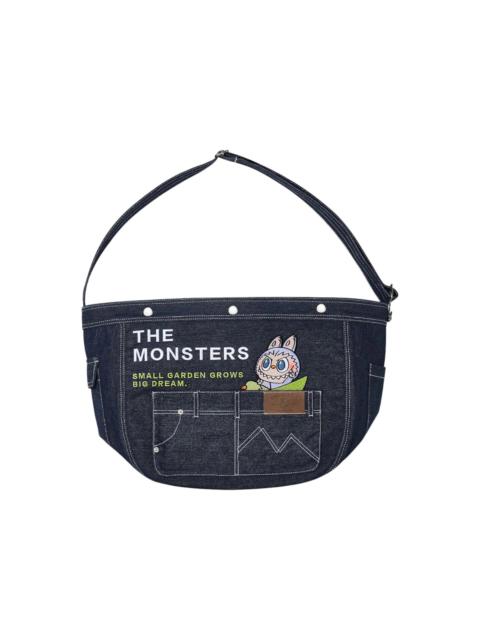 Pop Mart The Monsters Fall In Wild Series Denim Messenger Bag