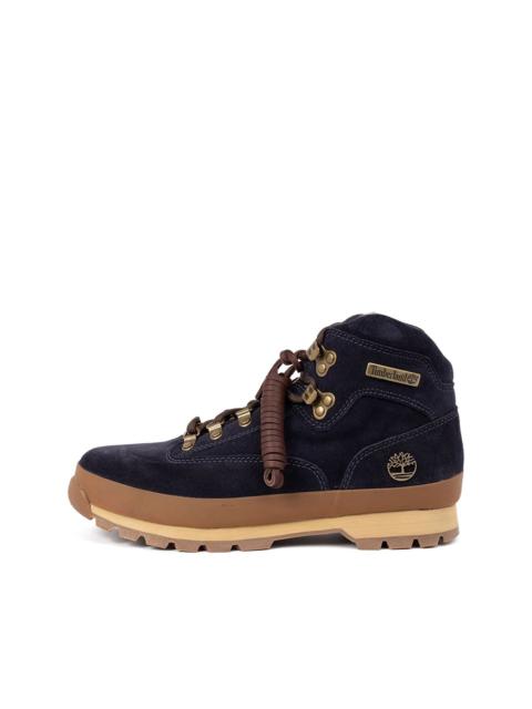 Euro Hiker Mid "Dark Blue Suede" boots