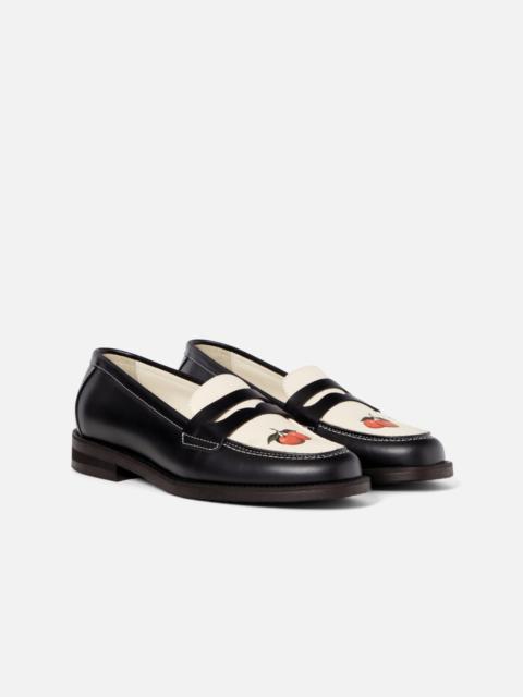 Wilde Orange Penny Loafer - Women's