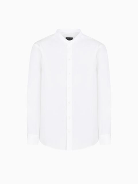 Plain-knit stretch cotton Icon shirt