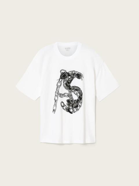 SCALE CROPPED GRAPHIC T-SHIRT