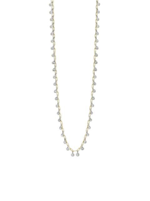 Ephemeral 14K Yellow Gold Diamond Necklace gold