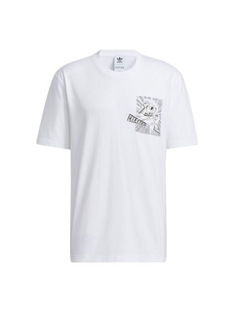 adidas originals x Disney Manga Ss Tee 1 Sports Short Sleeve Men's White HD9073