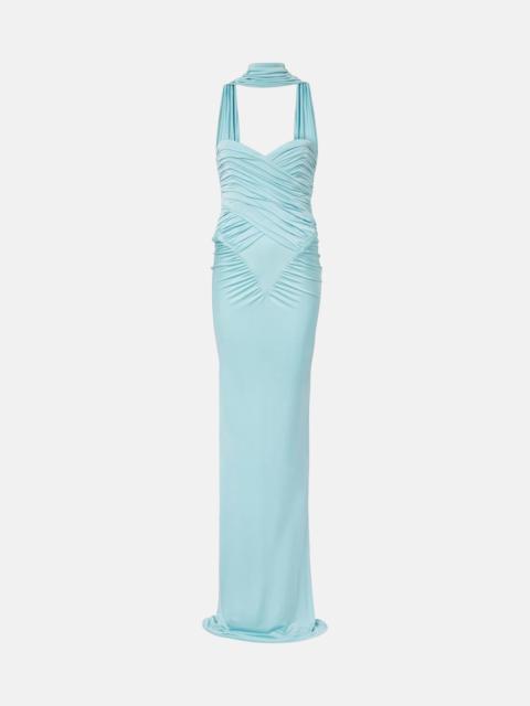 Samsara draped ruched gown