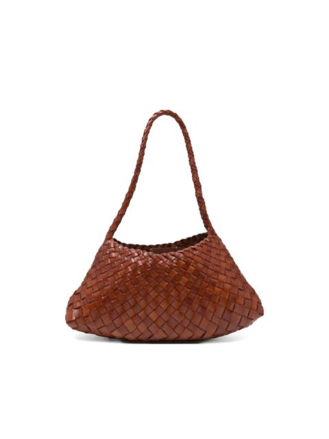 Rosanna woven-leather shoulder bag