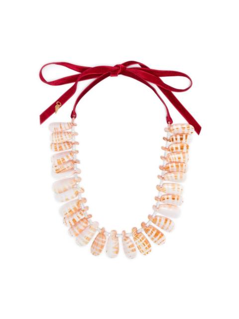 shell-pendant necklace