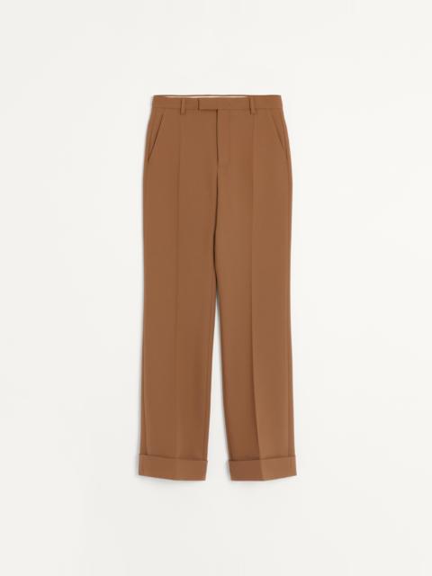 NYLON CUFFED GABARDINE PANTS