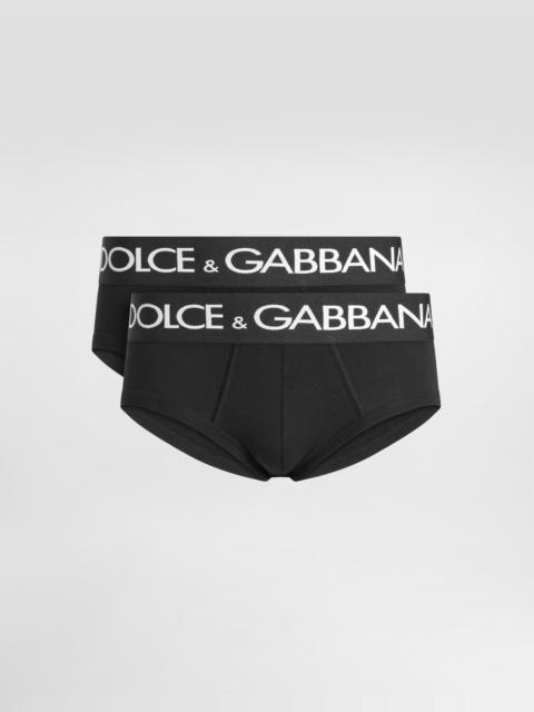 Two-pack cotton jersey Brando briefs