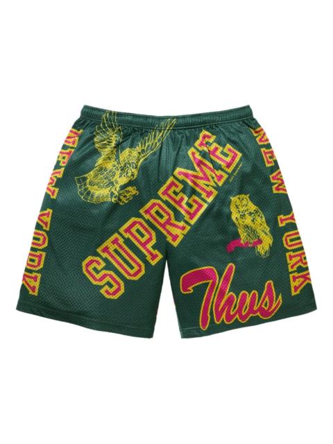 Varsity mesh shorts