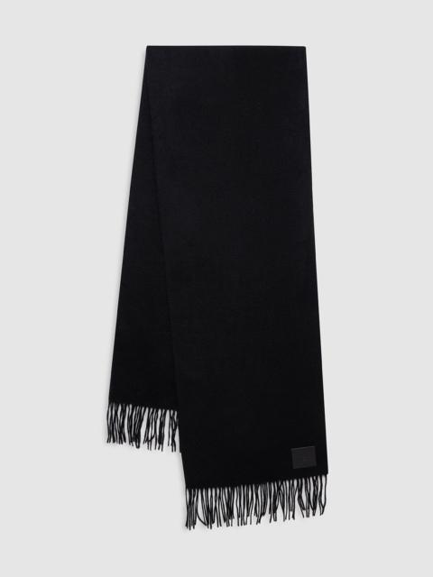 Augustina Scarf - Black Wool