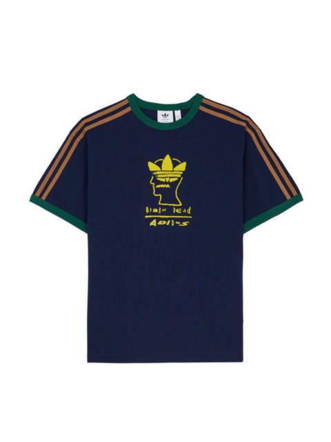 Brain Dead x Adidas Logo Lockup T-shirt - Navy