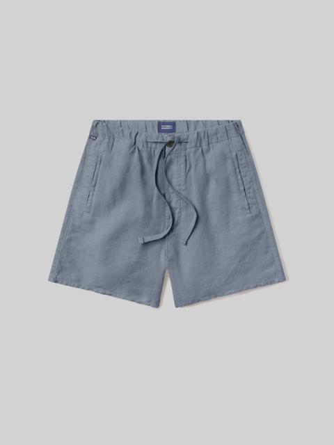 Drawstring Deck Linen Short
In Stone Blue