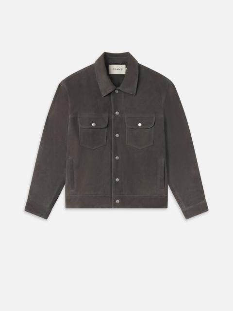 Suede Trucker Jacket