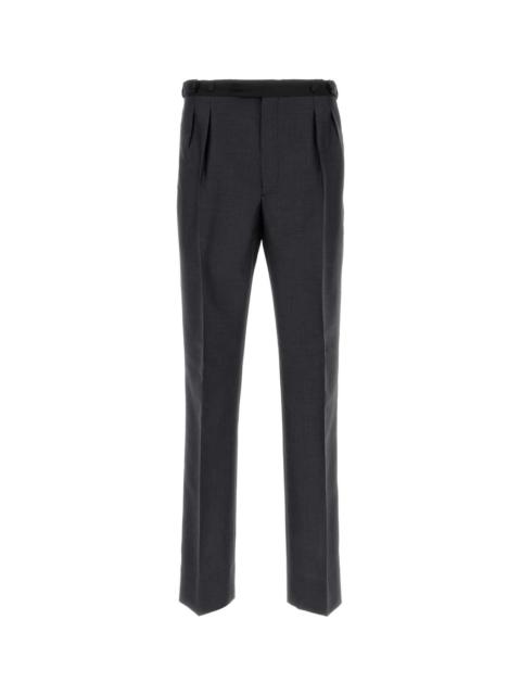 Charcoal Mohair Blend Pant