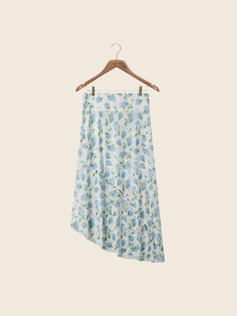 HYDRANGEA ASYMETRIC MESH SKIRT