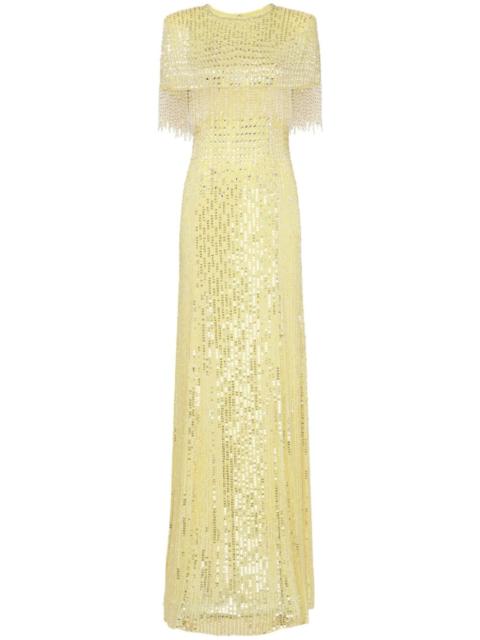 Lyla sequin-embellished gown
