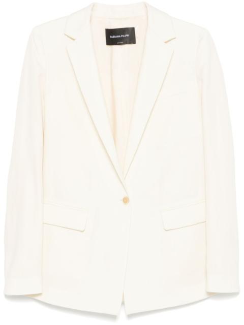 slub-texture blazer