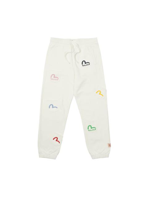 PALACE EVISU MULTI POCKET JOGGER EGRET
