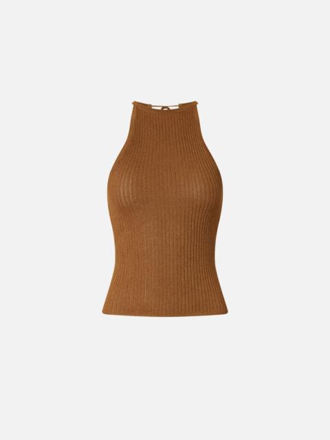 OFF-THE-SHOULDER TOP WITH NECK FASTENING