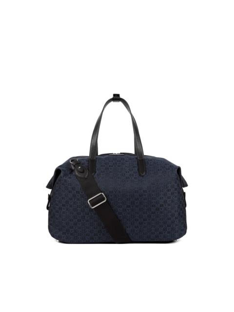 monogram-print travel bag