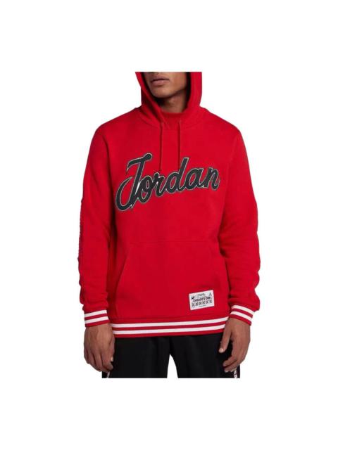 Air Jordan Word mark Hoodie 'Red' BQ5181-657